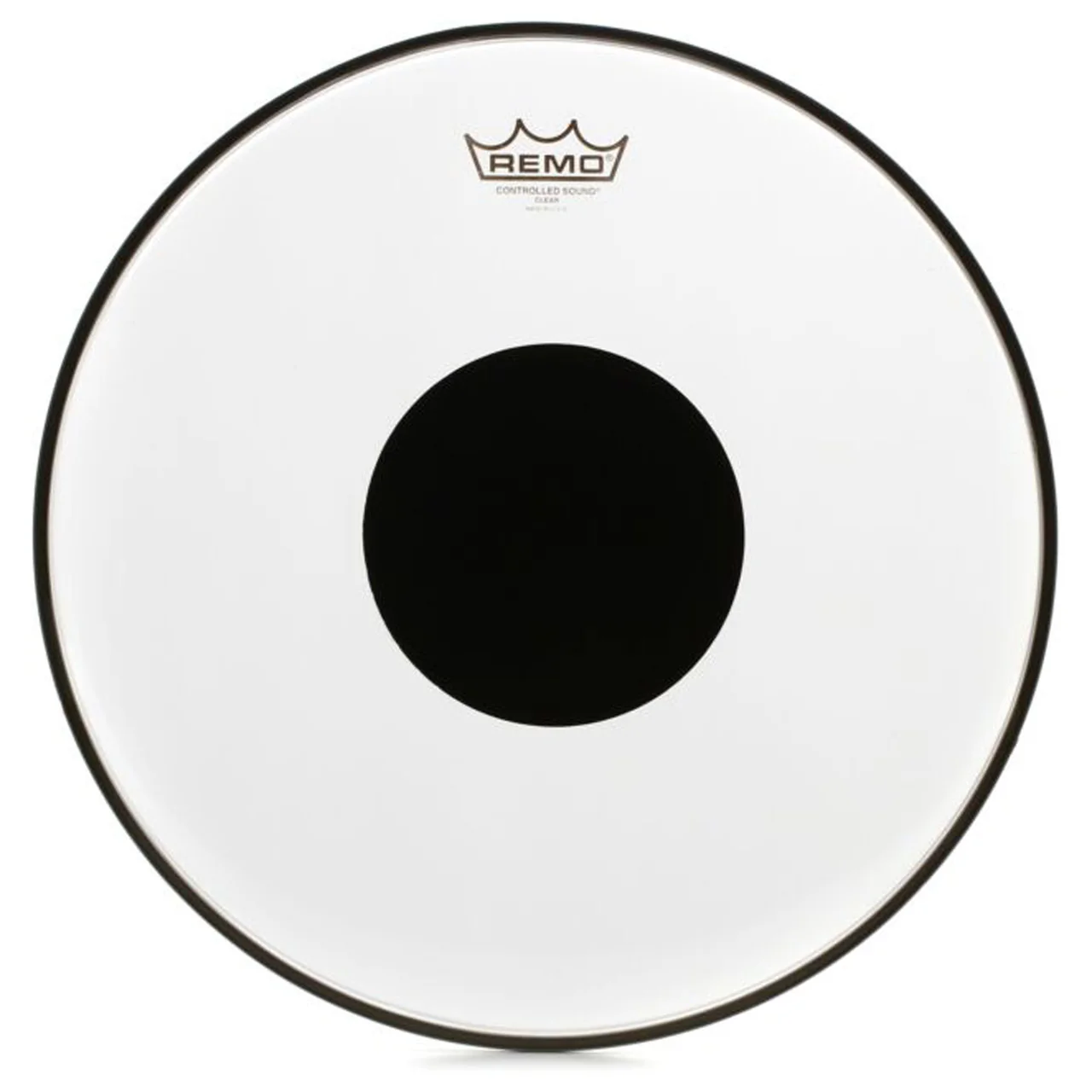 PARCHE REMO CS 15" TRANSPARENTE CENTRO NEGRO 3102274 CS031510