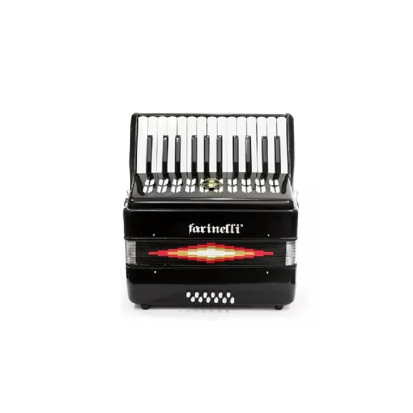 ACORDEON TECLAS NEGRO FARINELLI 1302N