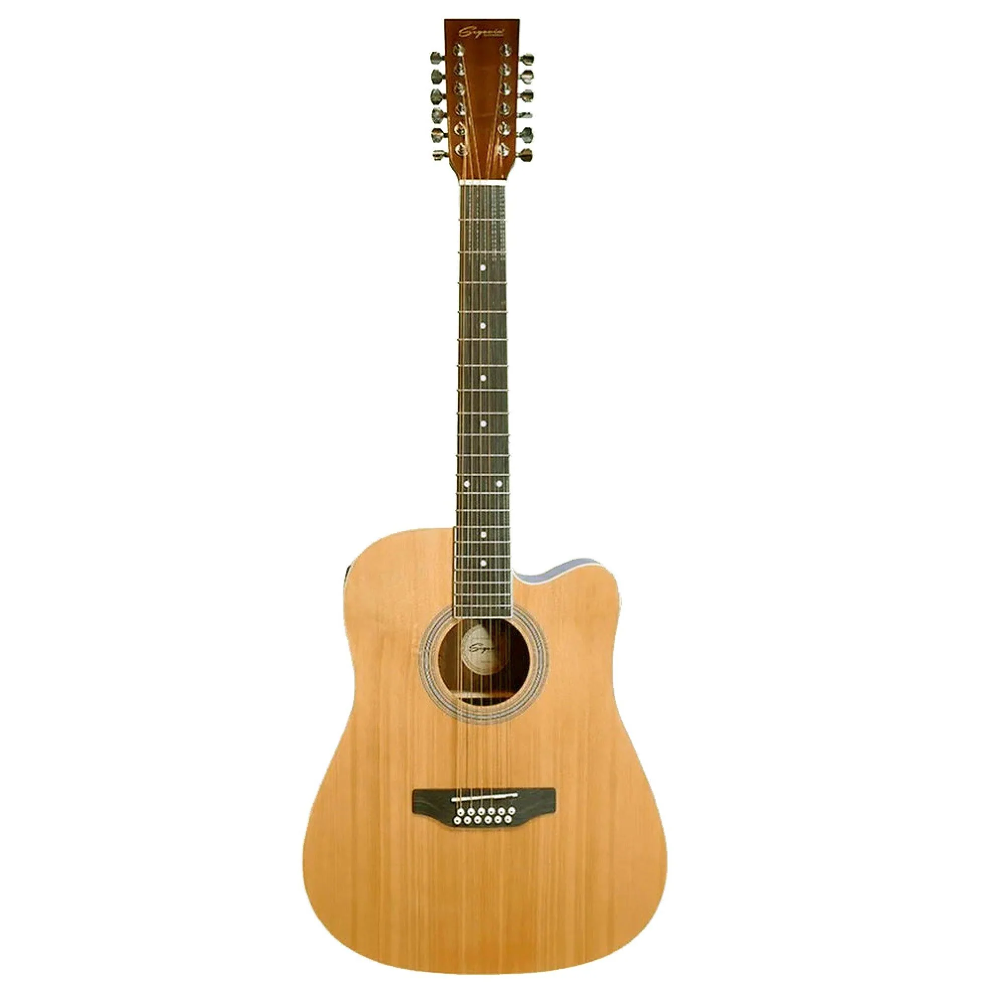 GUITARRA TEXANA ELECTROACUSTICA C/AFIN NAT. 12CDAS SEGOVIA SGC12NTAI