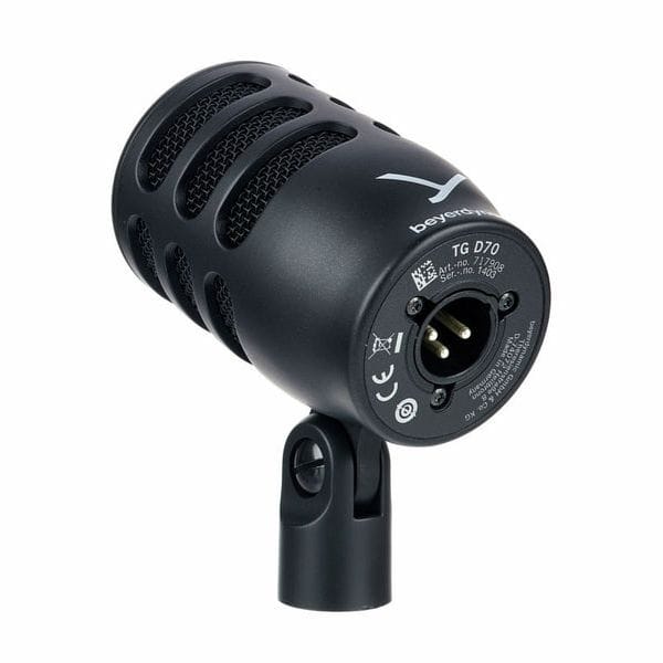 MICROFONO DINAMICO DE GRAN DIAFRAGMA,HIPERCARDIOIDE COLOR NEGRO PARA BOMBO TGD70MKII