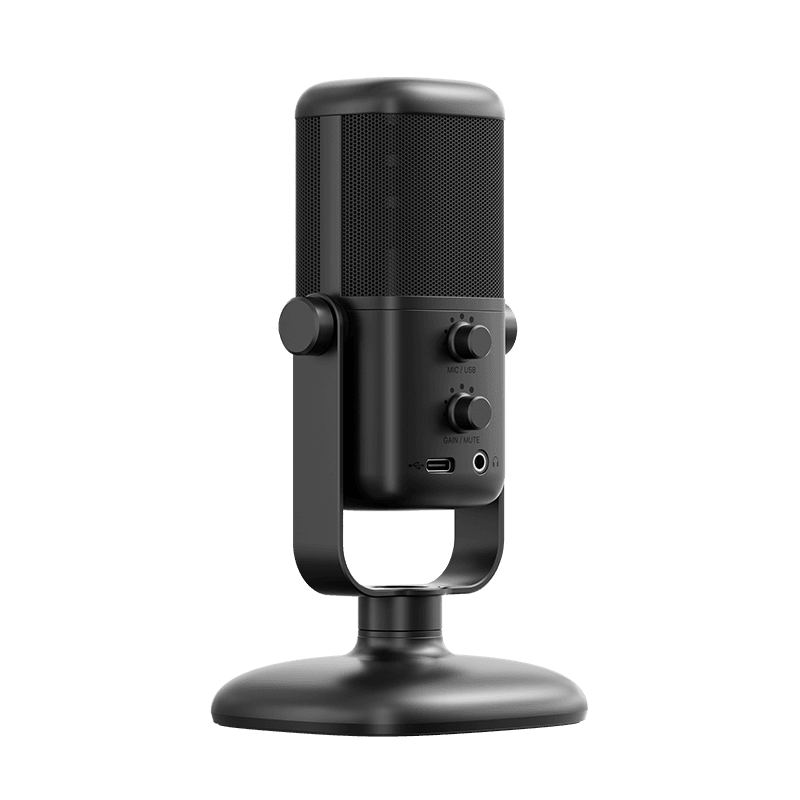 MICROFONO DE CONDENSADOR USB CON BASE GIRATORIA 360° SRMV2000