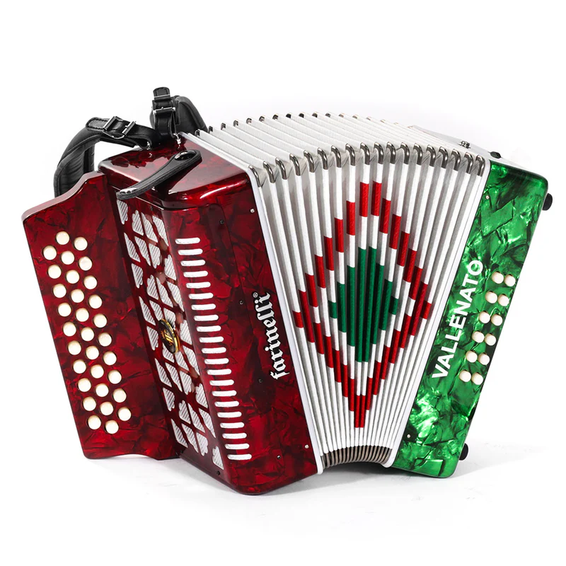 Acordeón de Botones Farinelli Premium Bea Bandera 3012sib C/estuche