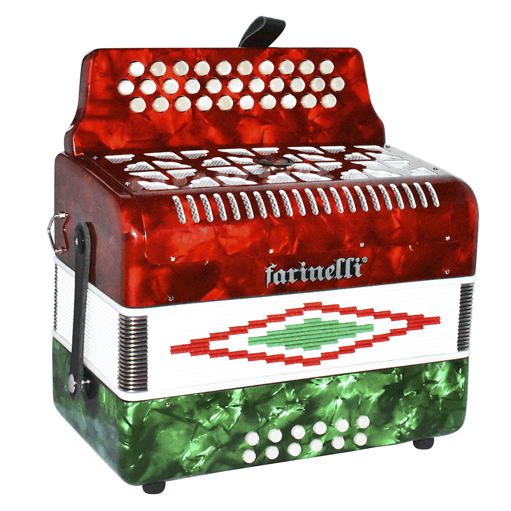 ACORDEON BOTONES LA BANDERA 3012 FARINELLI 3012LAB