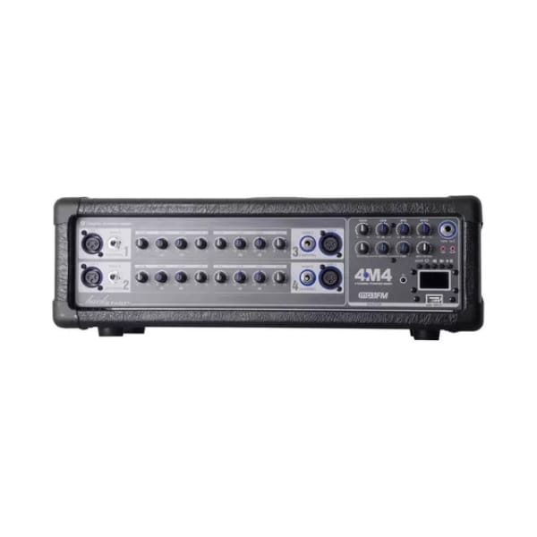 BS 4M4 USB CONSOLA AMPL P/MICROFONOS 4 CH 400W 4M4