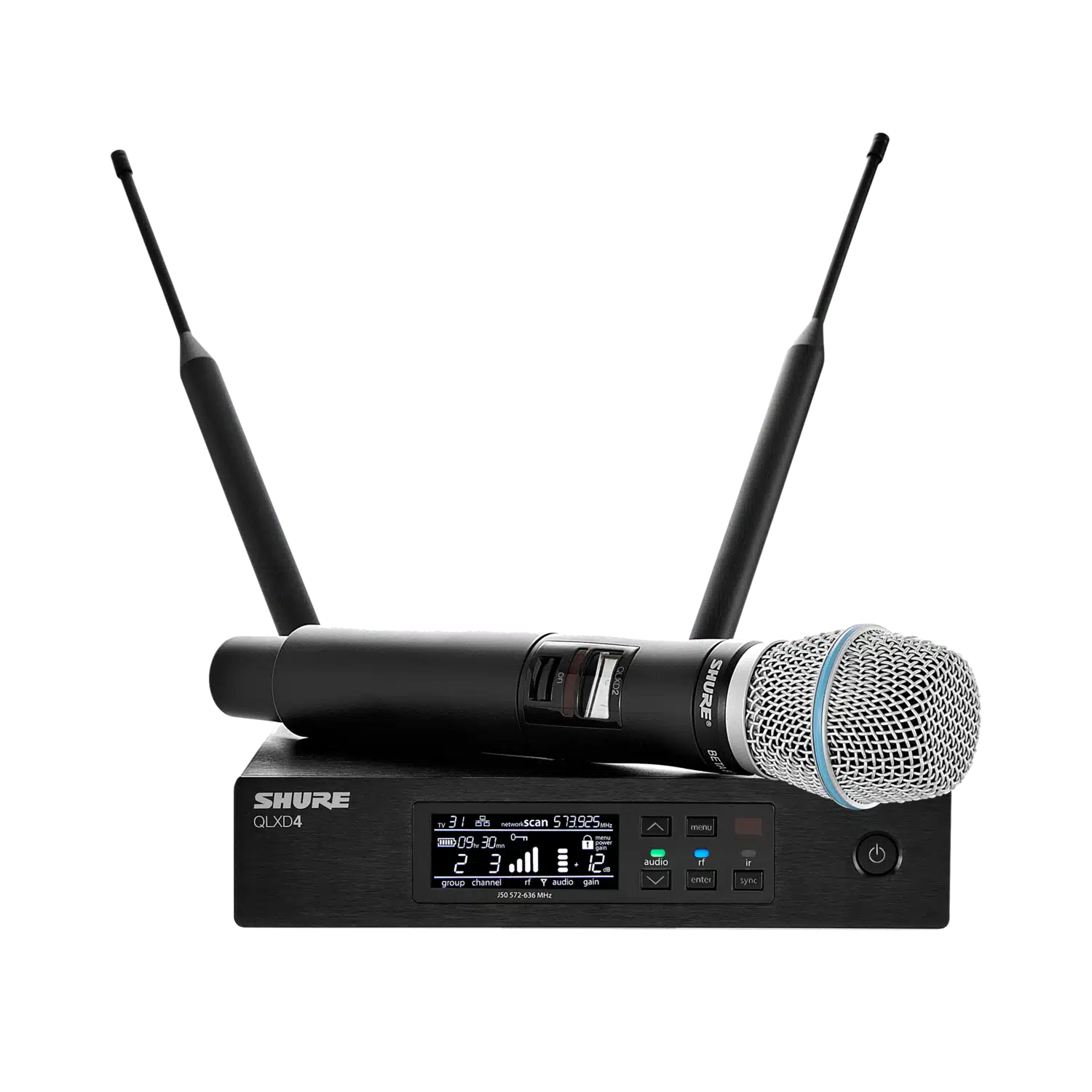 QLXD2/SM58G50 TRANSMISOR CON MICROFONO DE MANO