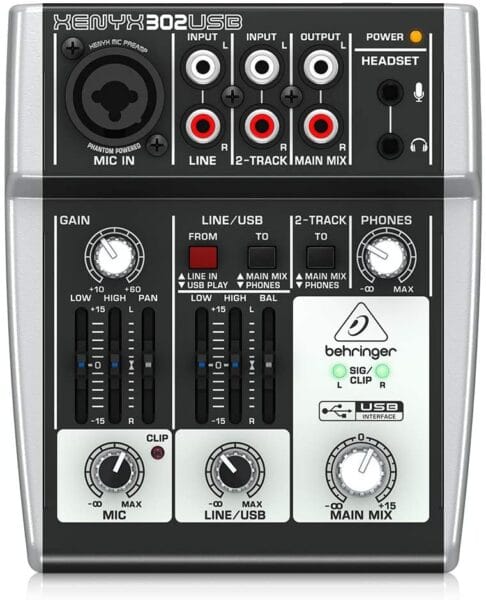 MEZCLADORA BEHRINGER MODELO302USB