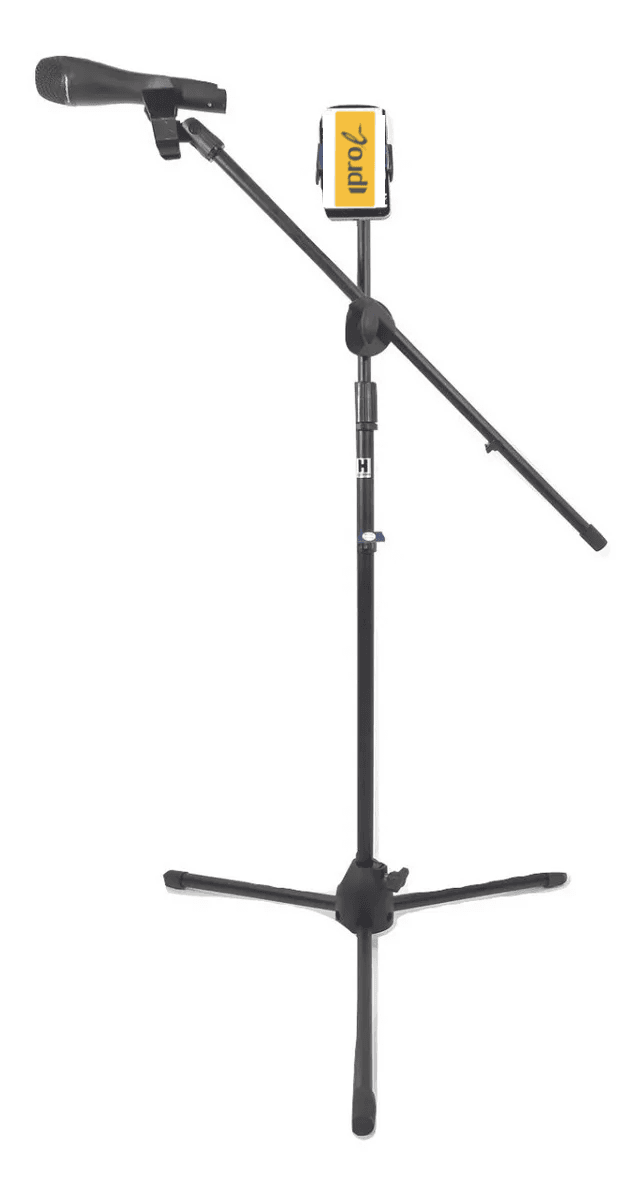 STAND P/MIC C/BOOM SOPORTE CELULAR TABLA KST112