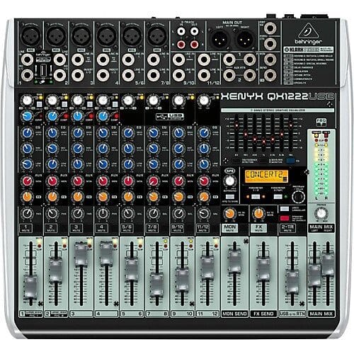 MEZCLADORA BEHRINGER MODELO QX1222USB