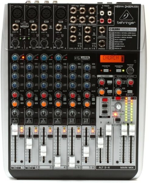 MEZCLADORA BEHRINGER MODELO QX1204USB