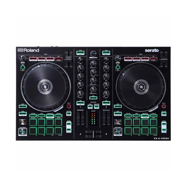 CONTROLADOR DE DJ DE DOS CANALES Y CUATRO PLATAFORMAS PARA SERATO DJ LITE CON CAJA