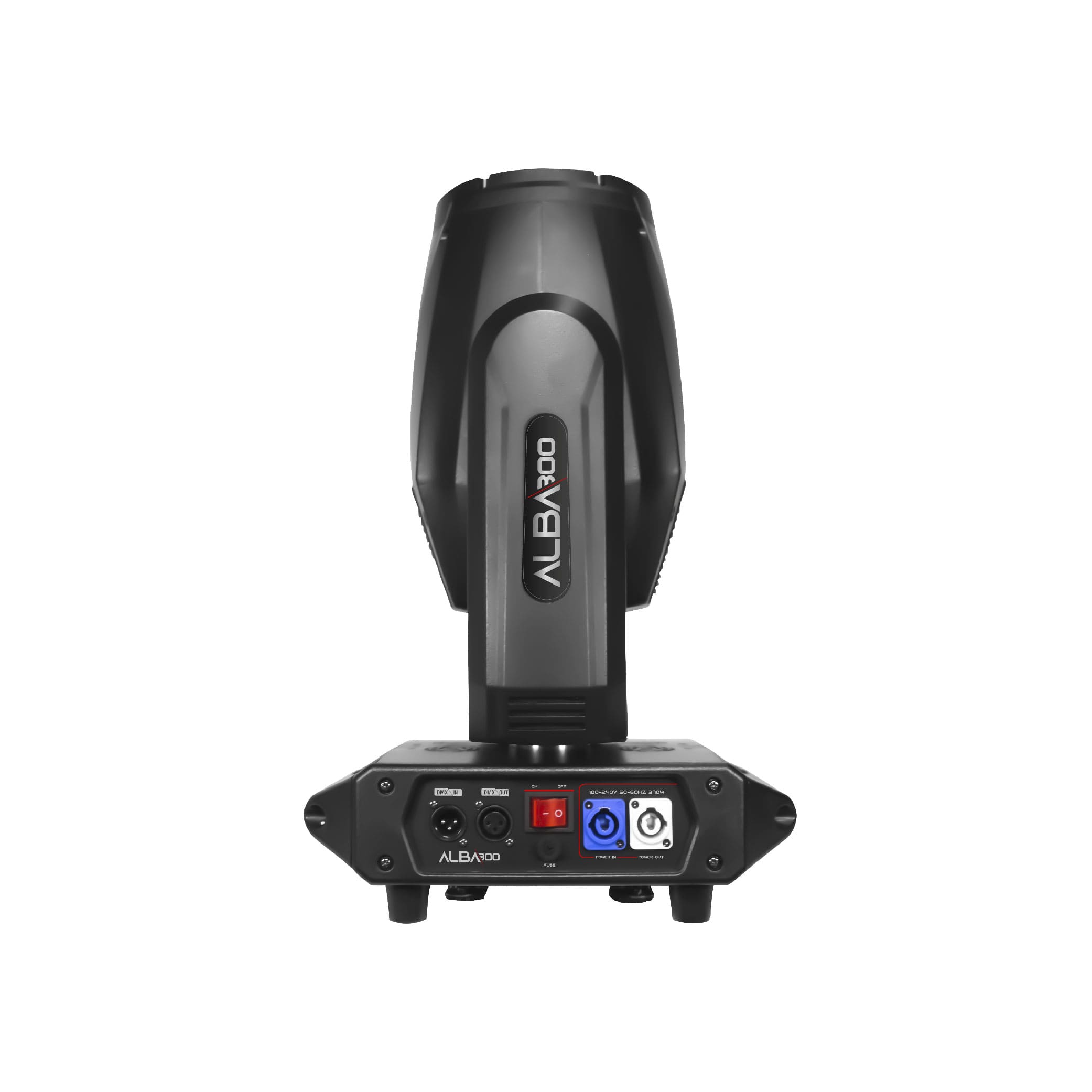 CABEZA MOVIL BEAM MARCA LITE TEK 300W CON 3 PRISMAS ESTUCHE CON DOS PIEZAS ALBA300-CASE