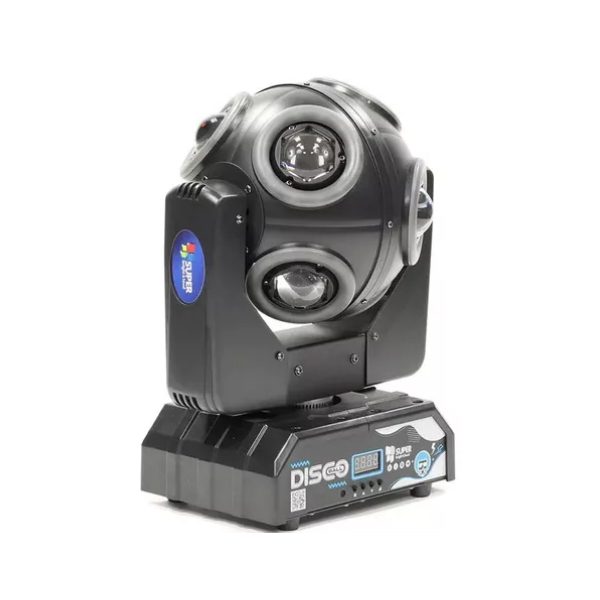 CABEZA MOVIL 8 LEDS 10W DISCO BALL