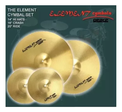 JUEGO DE PLATILLOS 12",16",20",HH14" CYM-ELEMENT