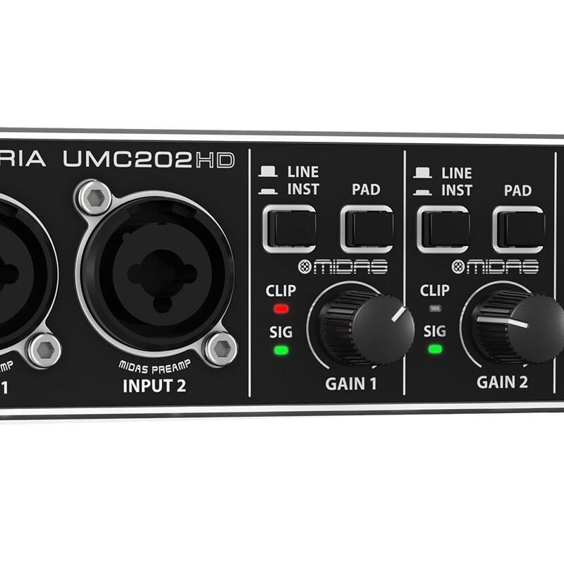 INTERFAZ BEHRINGER MOD. UMC-202HD