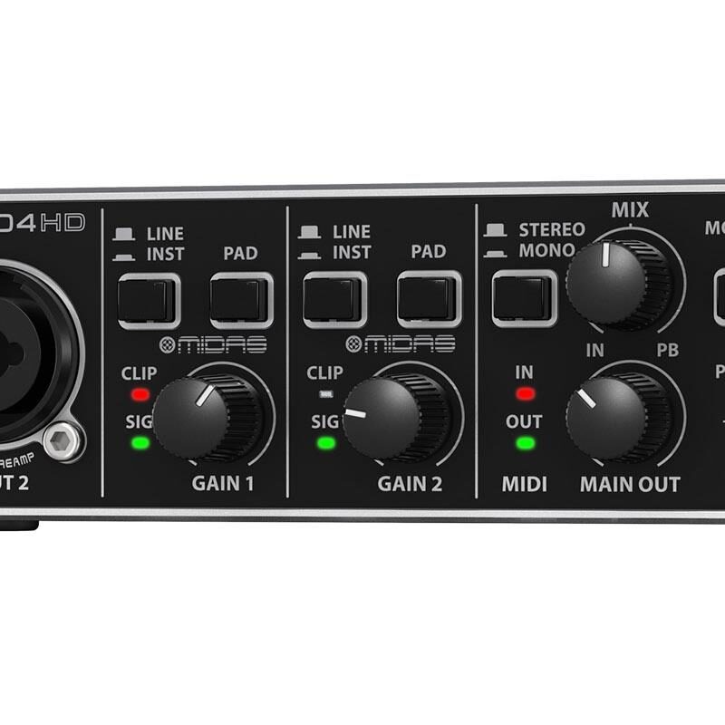 INTERFAZ BEHRINGER MOD. UMC-204HD
