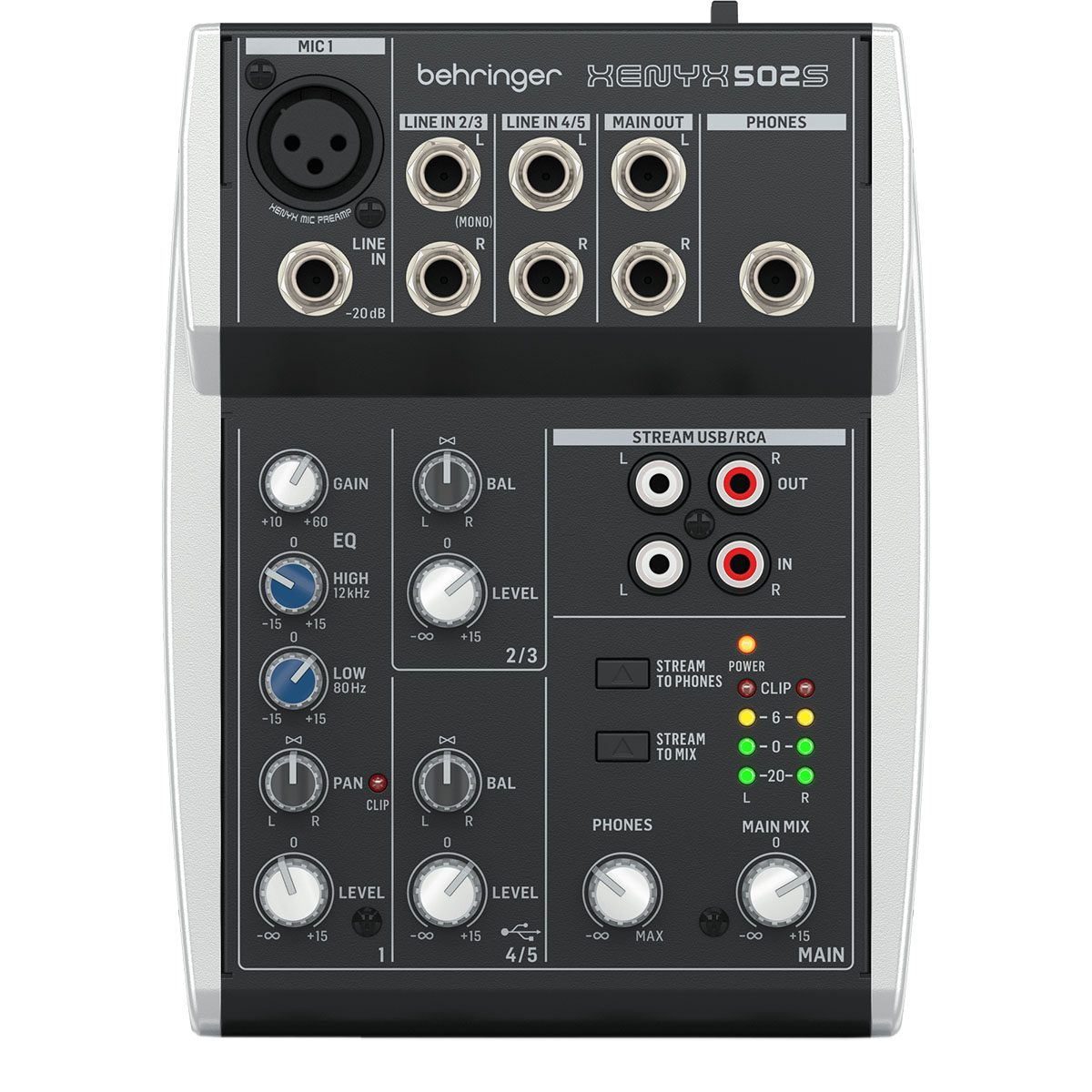 MEZCLADORA BEHRINGER MOD. XENYX 502S