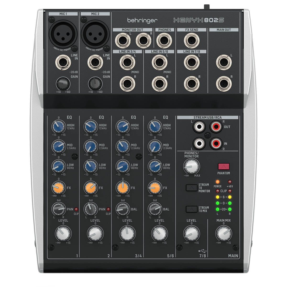 MEZCLADORA BEHRINGER MOD. XENYX 802S