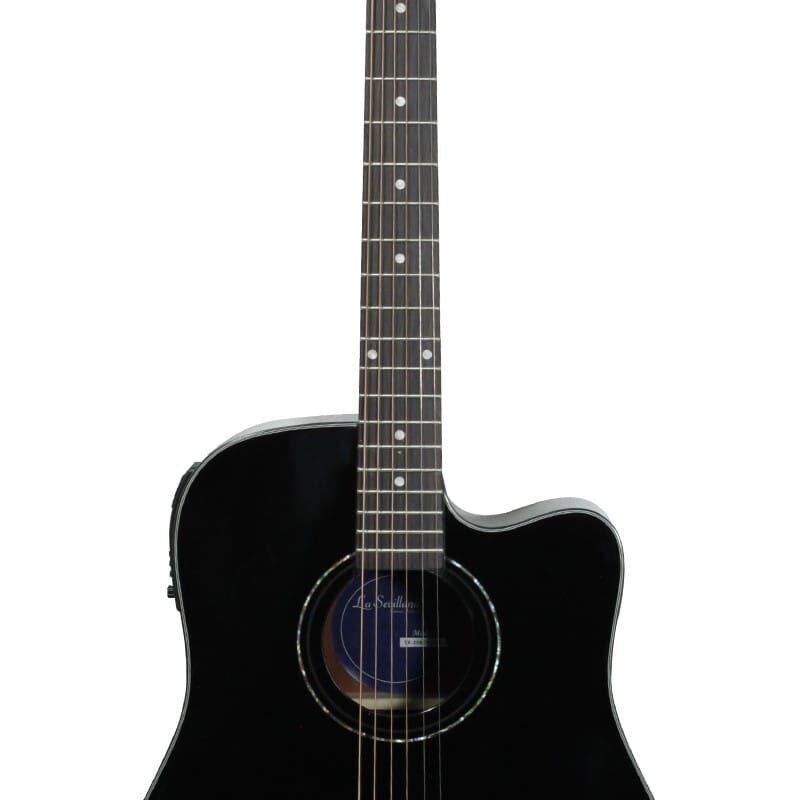 GUITARRA LA SEVILLANA E/ACUST. TX200CEQBLK
