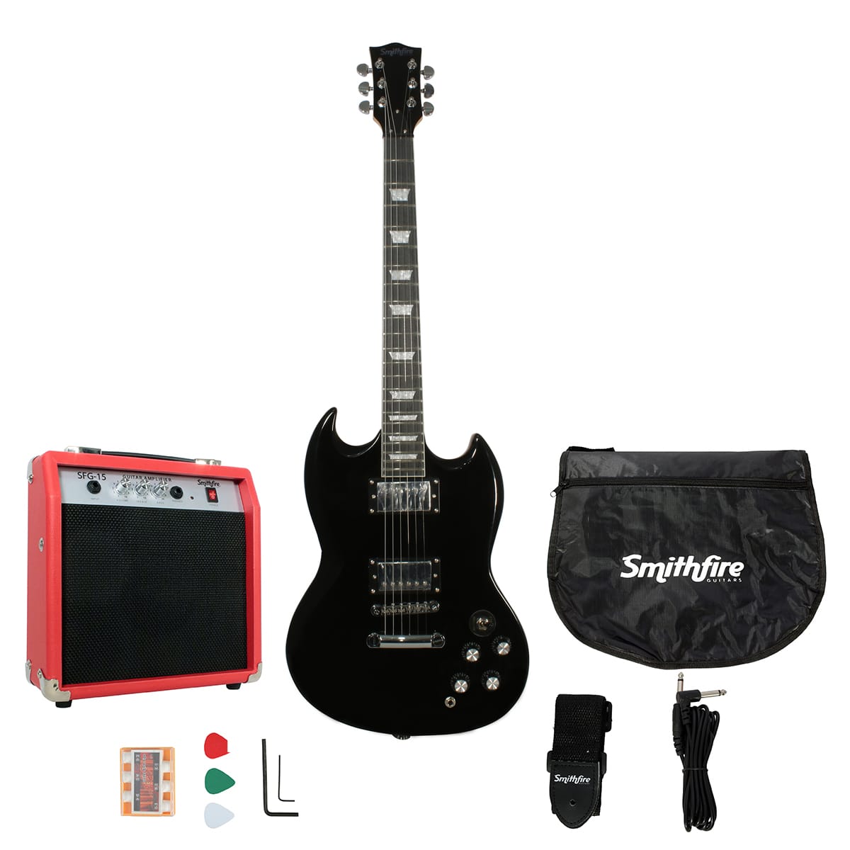 GUITARRA SMITHFIRE ELECTRICA SG310PACK