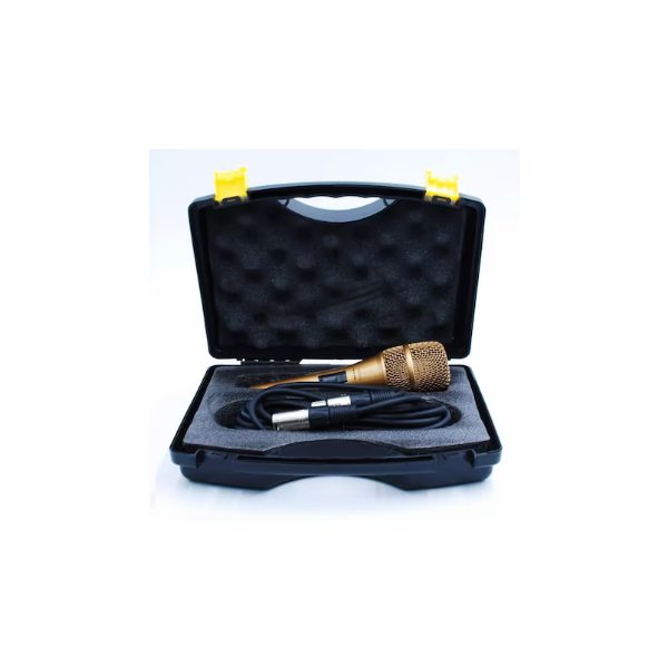 MICROFONO DORADO PROFESIONAL HARDEN KMI08