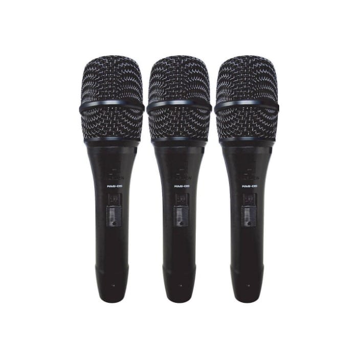 KIT DE 3 MICROFONOS SIN CABLE HARDEN KMI63