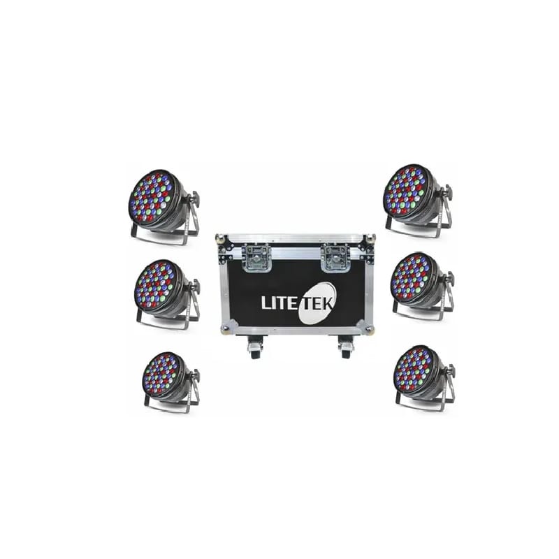 CASEPARLITE54 DE 54 3W RGBW 6