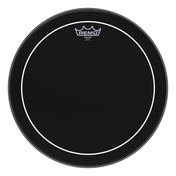 PARCHE REMO EBONY PINSTRIPE 8" HIDRAULICO NEGRO ES0608PS