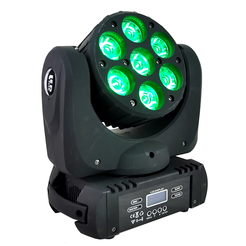 LED BEAM DE 7 LED DE 12W RGBW LEDBEAM7X12