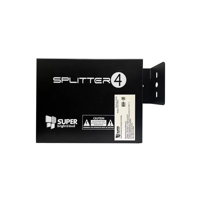 AMPLIFICADOR SEÑAL DMX SPLITTER4 SUPER BRIGHT