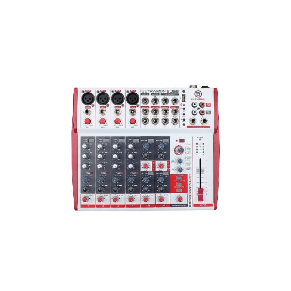 MEZCLADORA BLASTKING DE 12 CANALES CON USB ULTRAMIX12USBII