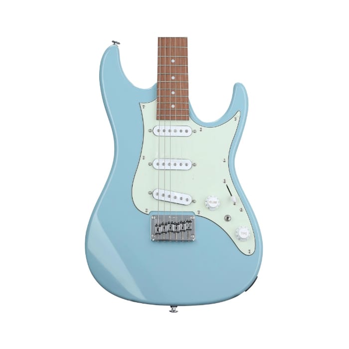 GUITARRA ELECTRICA IBANEZ AZUL TURQUESA AZES31PRB