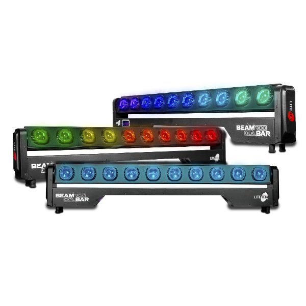 BARRA DE LED MARCA LITE TEK CON TILT DE 10 LEDS 25W RGBW BEAMBAR