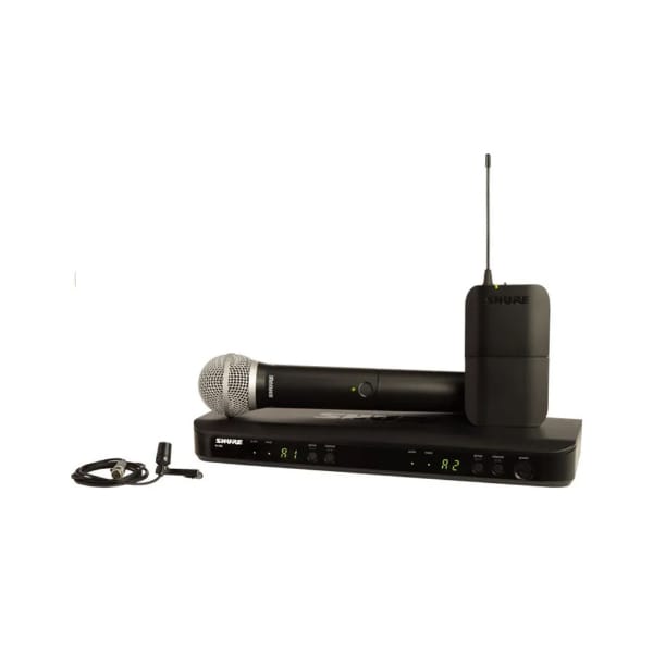 SISTEMA INALAMBRICO DOBLE CON MICROFONO DE MANO Y SOLAPA BLX1288/CVL-J11