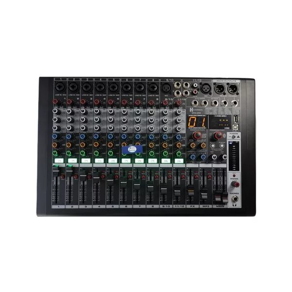 MEZCLADORA DE AUDIO HARDEN 12 CANALES KMXCP12