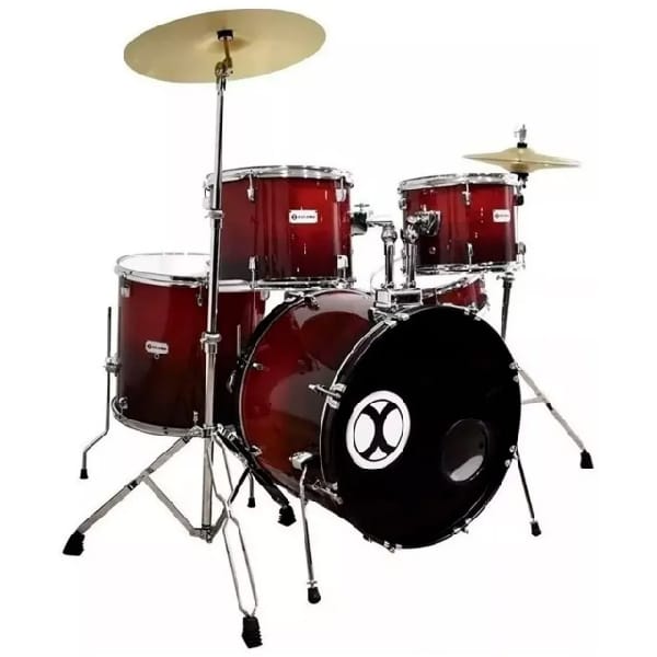 BATERIA PROFESIONAL CAOBA ARO CROMO EXTREME EXBT075I