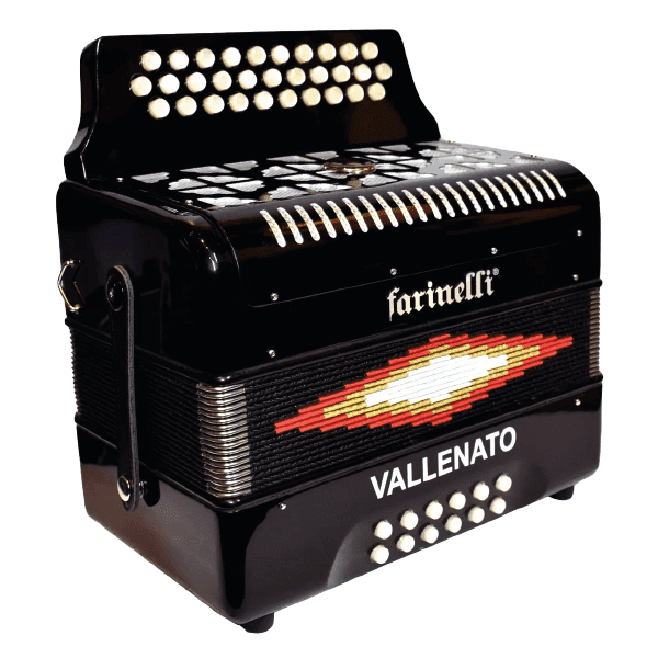 Acordeón de Botones FARINELLI  3012SIBI Negro