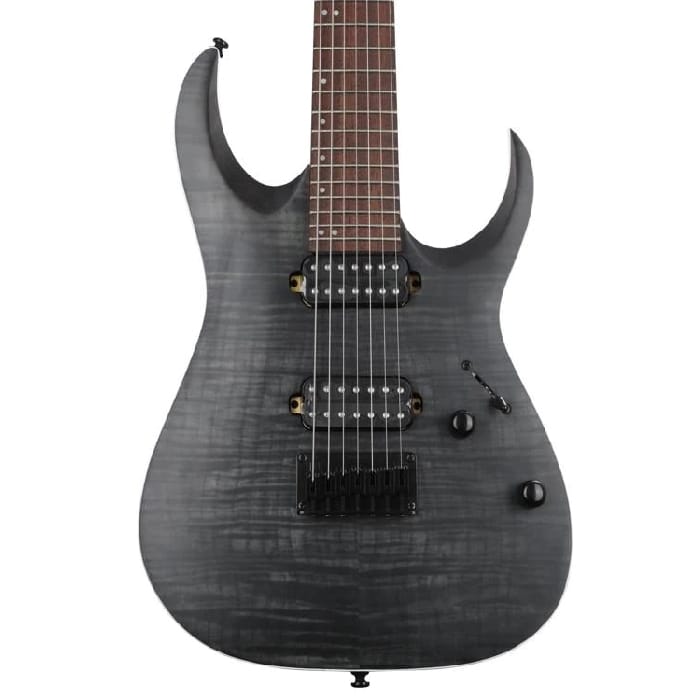 GUITARRA ELECTRICA IBANEZ GRIS TRANSPARENTE MATE RGA742FMTGF