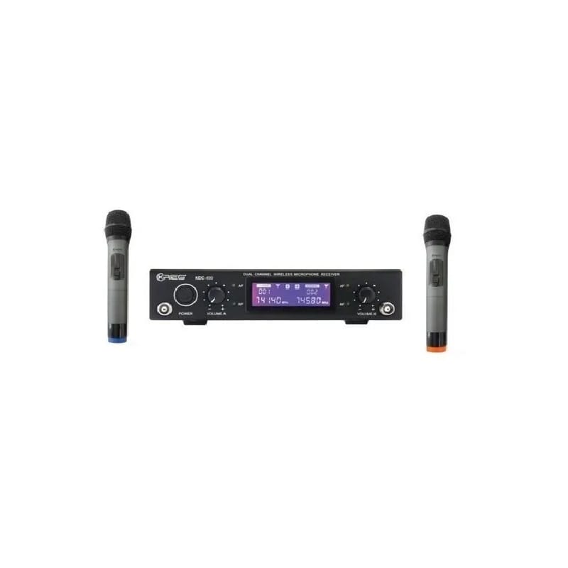 MICROFONO INALAMBRICO DOBLE KDC400