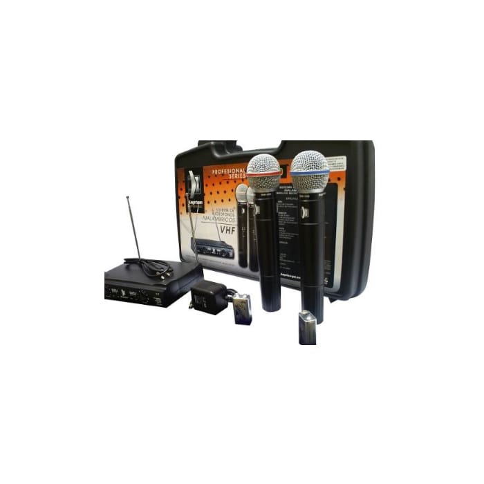 MICROFONO INALAMBRICO VHF 2MIC KMI200